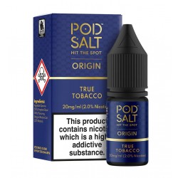 Pod Salt - ORIGIN - TRUE TOBACCO Salt Likit 30ML