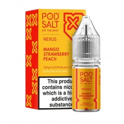 Pod Salt - NEXUS - MANGO STRAWBERRY PEACH Salt Likit 30ML